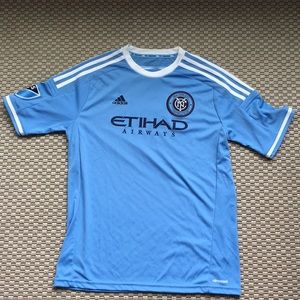 NYCFC adidas soccer MLS official jersey